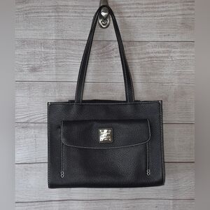 Dooney & Bourke Janine Pebbled Leather Tote With Front Pocket